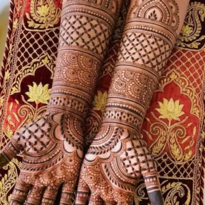 SIMPLE PATTERN BRIDAL DESIGN