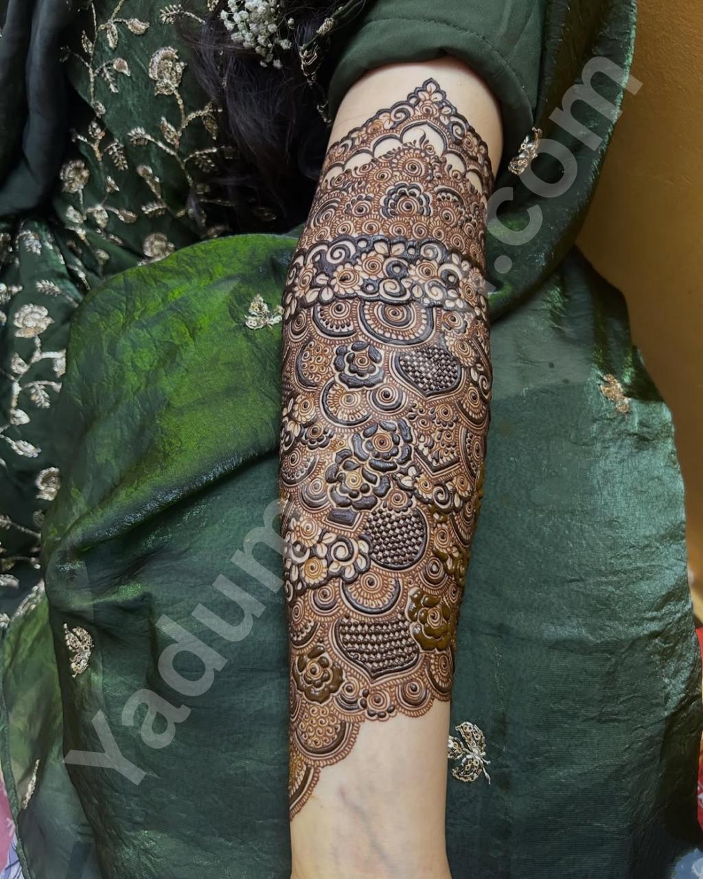 Bridal Mehndi Design ( Pakistani pattern ) 2 bridal design