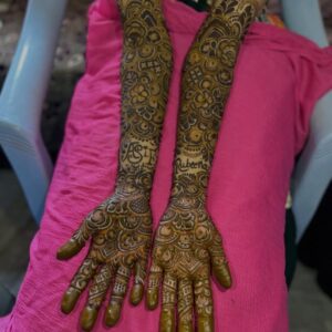 bridal full hand design