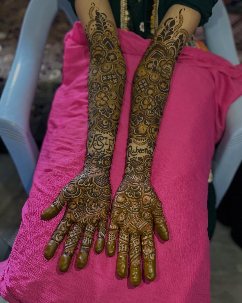 Bridal Full Hand Design 1 bridal full hand design